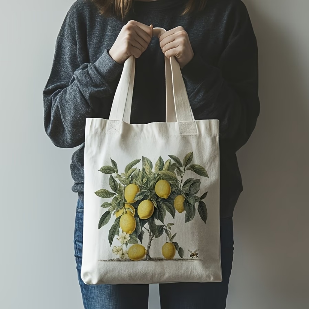 Women'S Reebok Bags - 1 Lemon Tree Pattern Tote Bag,