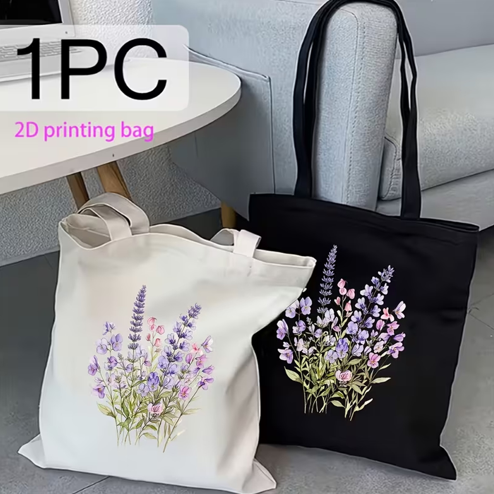 Women'S Reebok Bags - 1 Piece Lavender and Pansy Watercolor