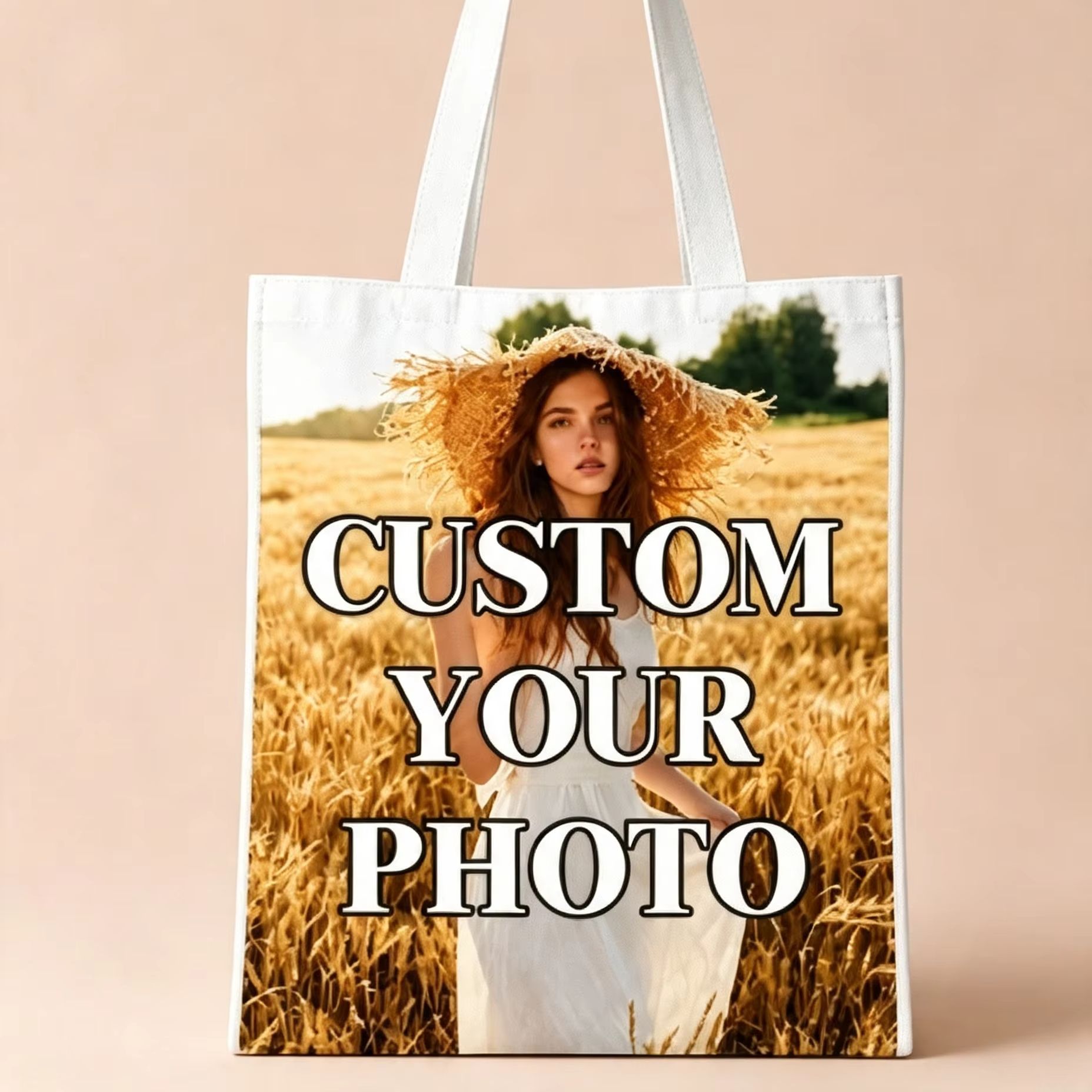 Women'S Reebok Bags - Personalized Custom Photo Canvas Tote Bag