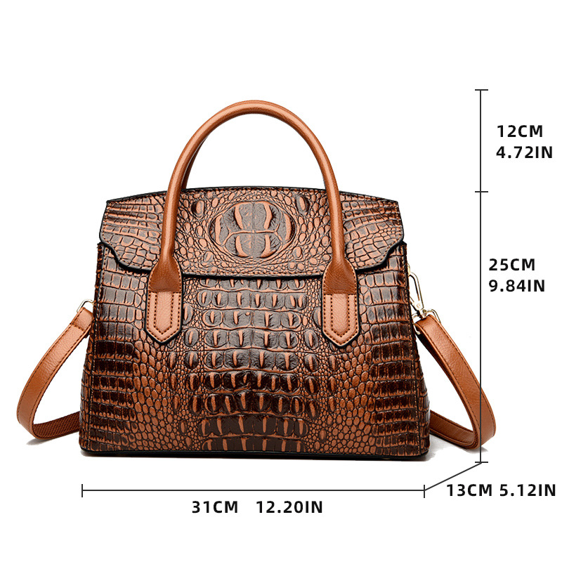 New Crocodile Pattern High Qua - огляд і ціна Women Bags Zadig