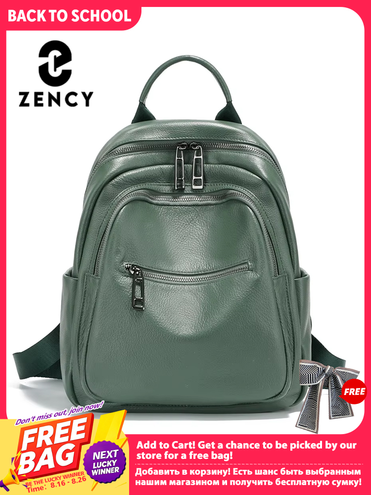 Zency Green Genuine Leather Ba - огляд і ціна Women Bags Green