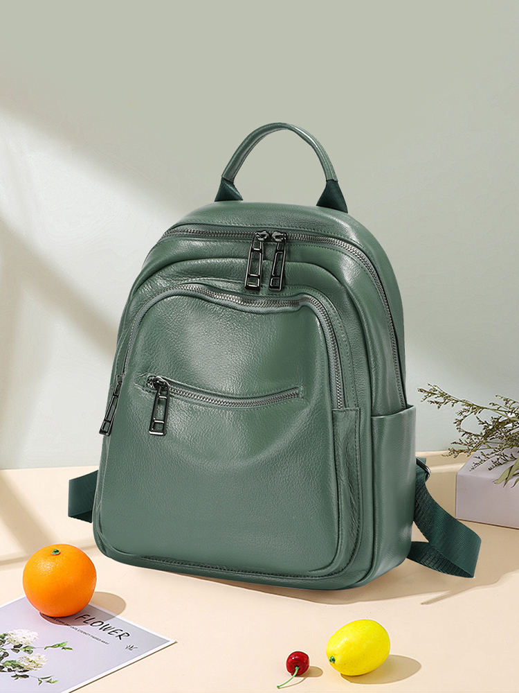 Zency Green Genuine Leather Ba - огляд і ціна Women Bags Green