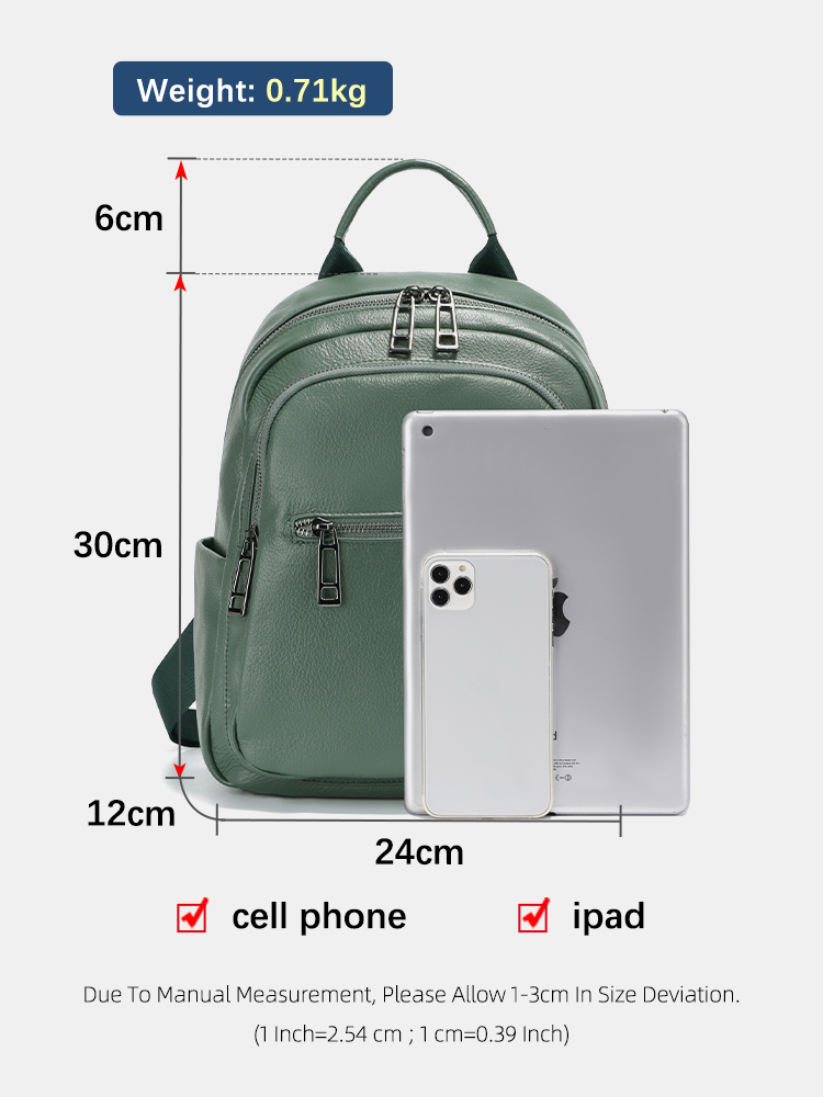 Zency Green Genuine Leather Ba - огляд і ціна Women Bags Green