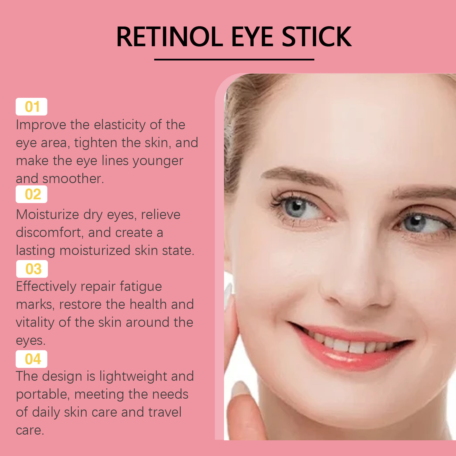 Retinol Eye Stick With Collage - огляд і ціна Women Bags Under Eyes