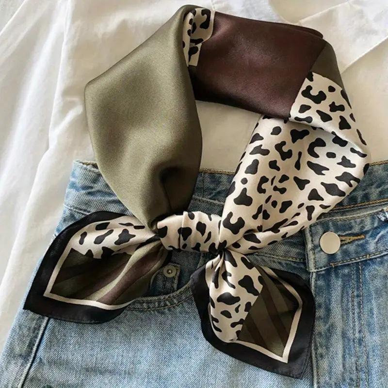 70*70cm Green Brown Scarf Wome - огляд і ціна Women Bags Green