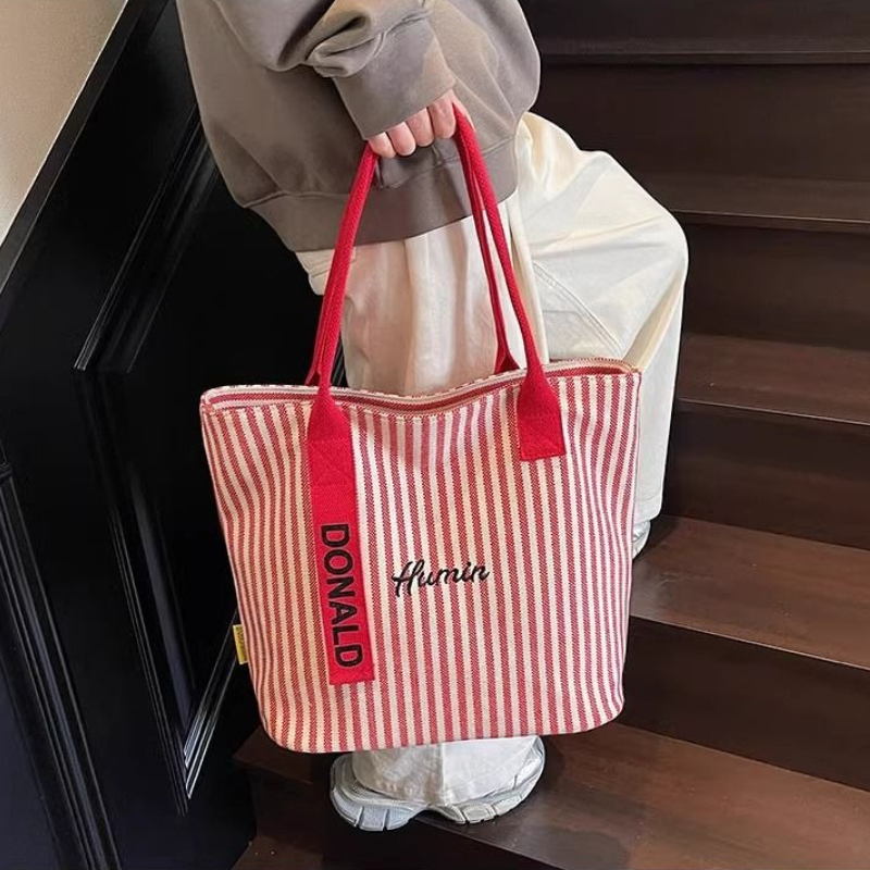 Stripe Canvas Tote Bag Large C - огляд і ціна Women'S Reebok Bags