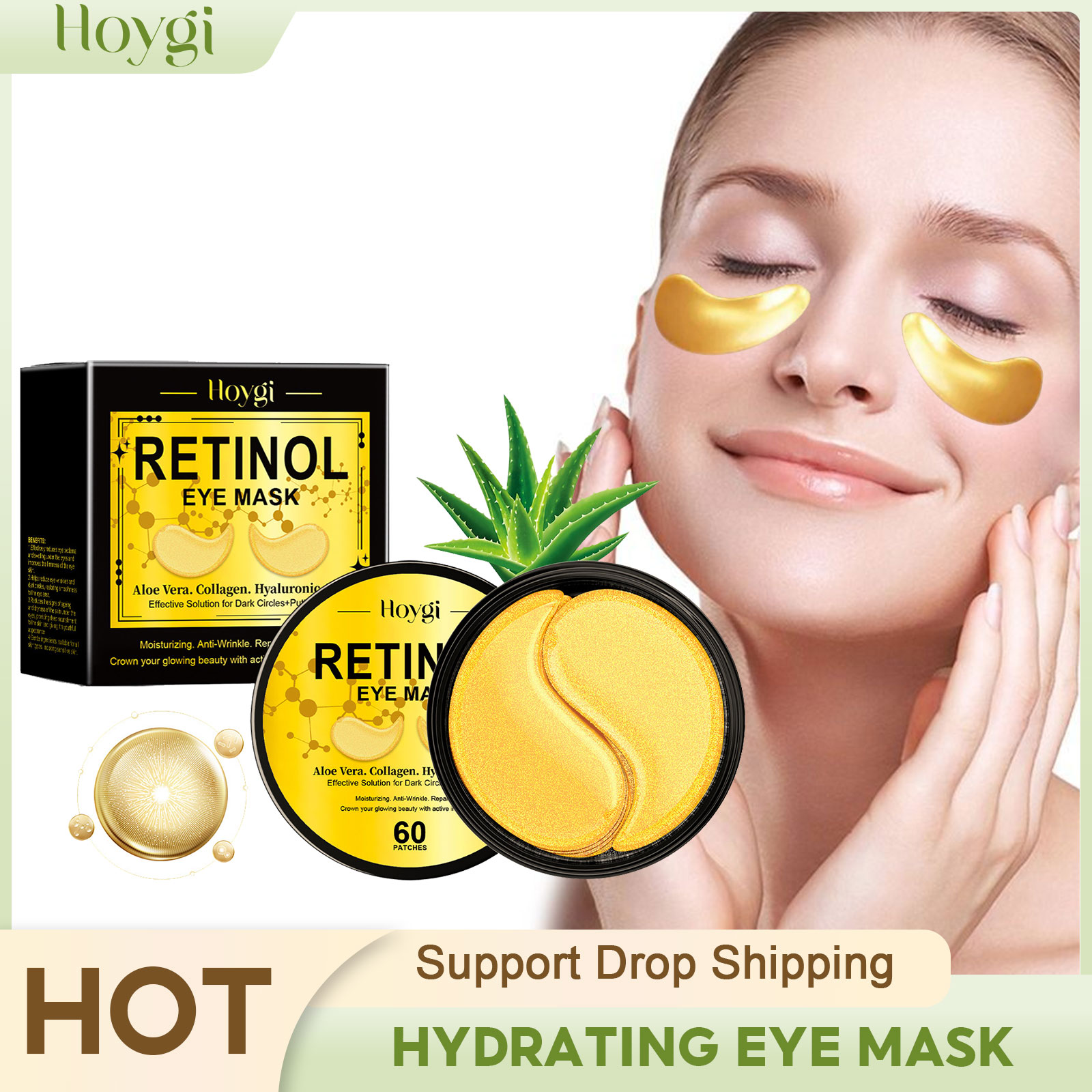 Hydrating Eye Mask Anti Dark C - огляд і ціна Women Bags Under Eyes