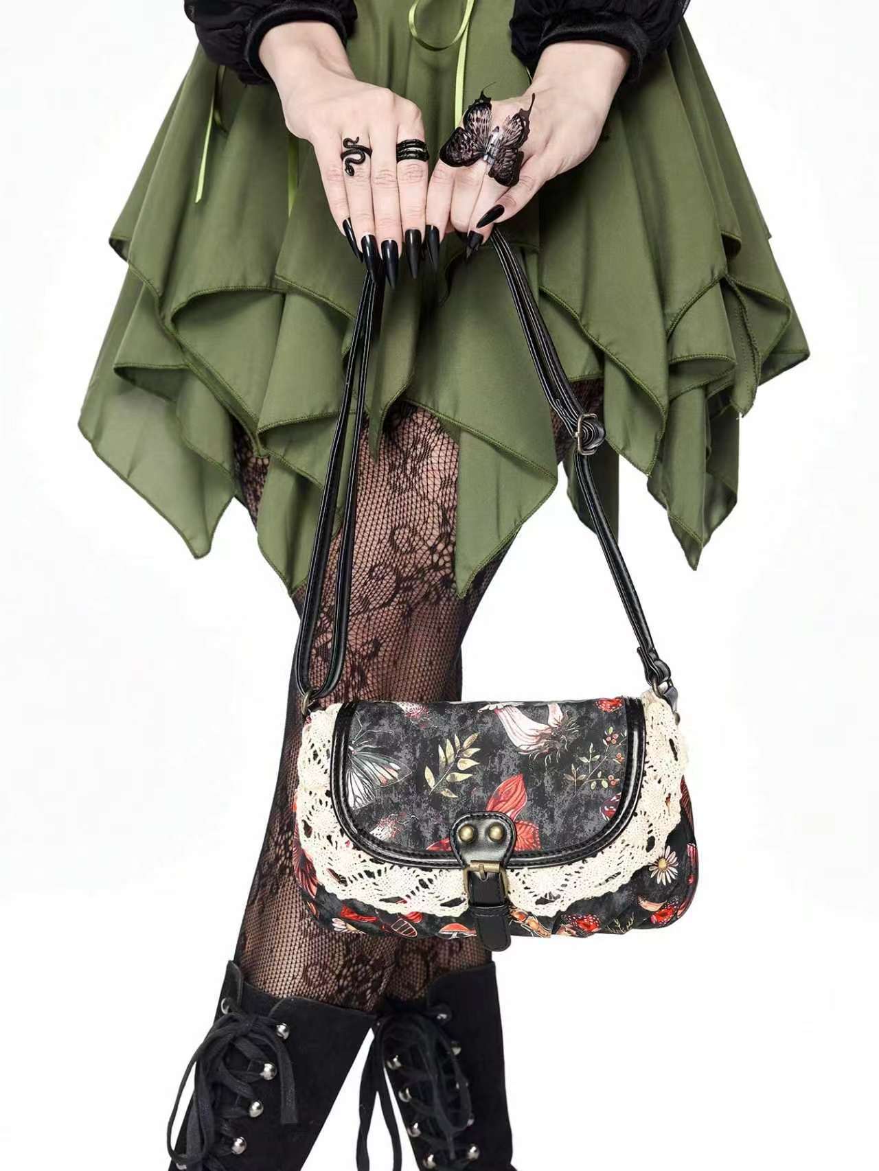 Retro Korean Japanese Style Fl - огляд і ціна Women Bags Zadig
