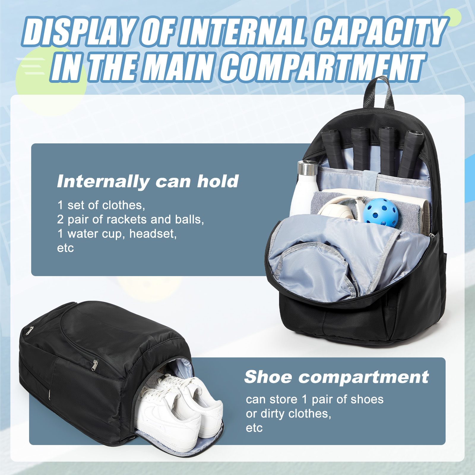 Tennis Bag Tennis Backpack 2 R - огляд і ціна Women Bags Casual
