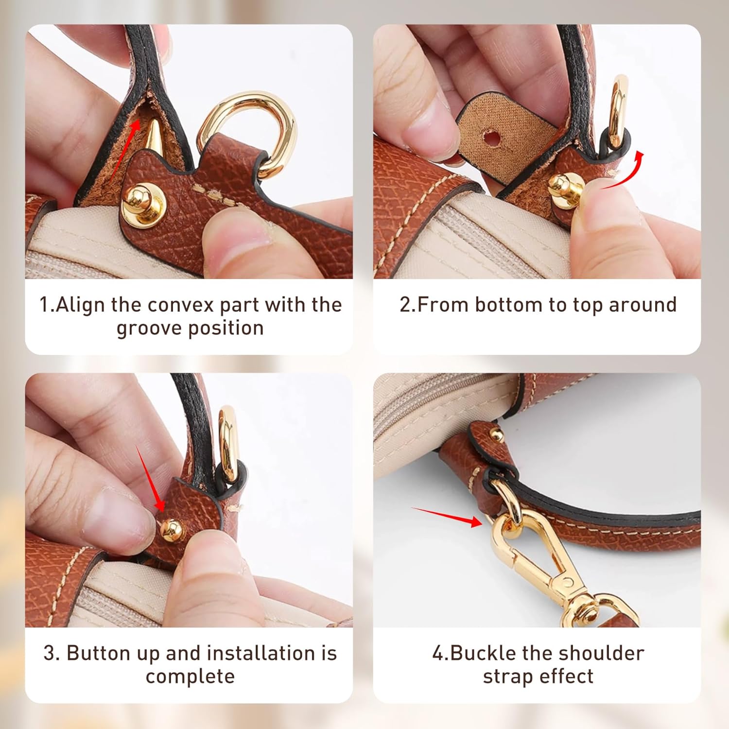 Leather Bag Shoulder Strap for - огляд і ціна Women'S Bags Longchamp
