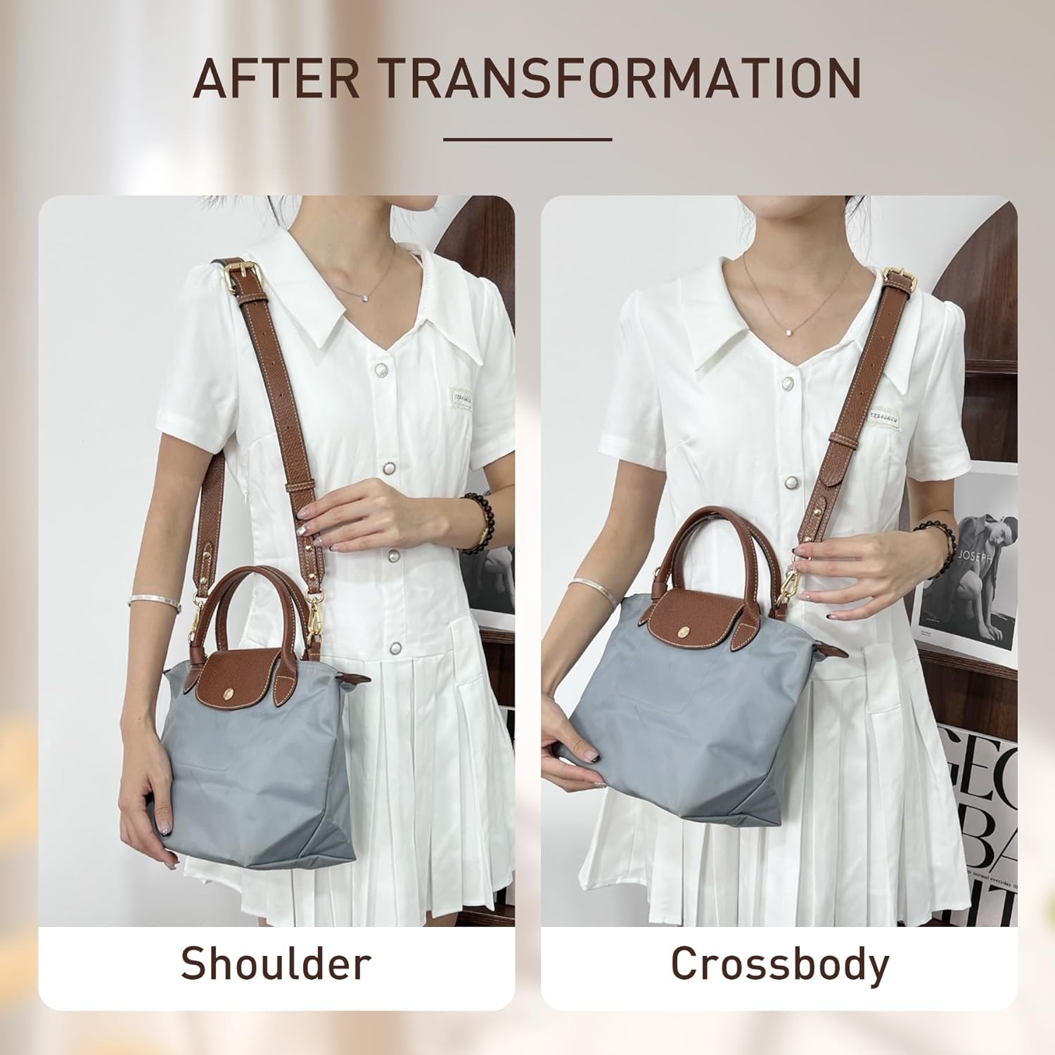 Leather Bag Shoulder Strap for - огляд і ціна Women'S Bags Longchamp