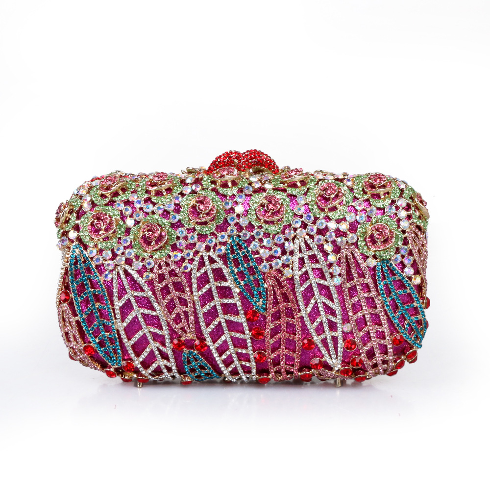 Full Stones Flower Party Box C - огляд і ціна Women Bags Green