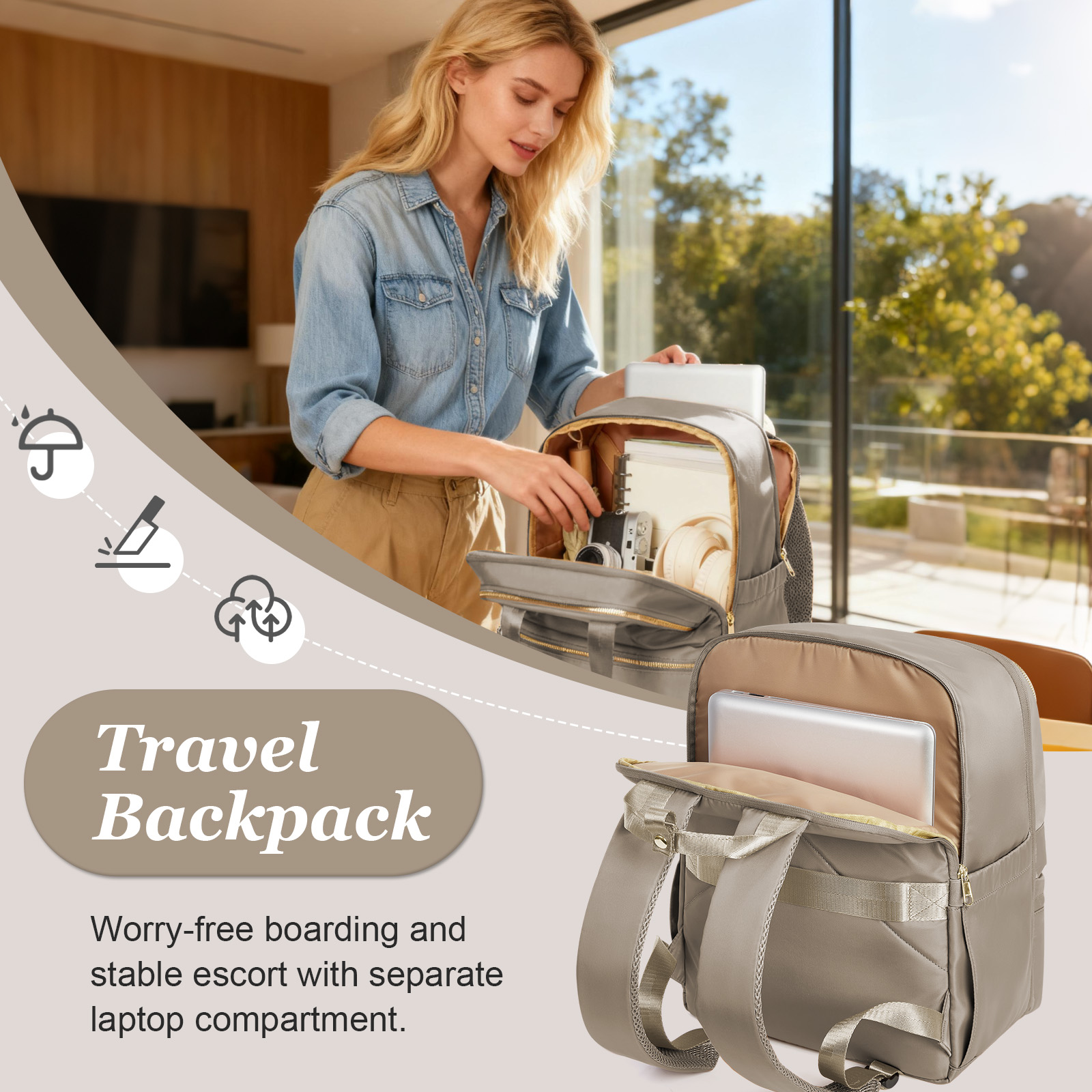 Ryanair 40x30x20 Travel Backpa - огляд і ціна Women Bags Casual