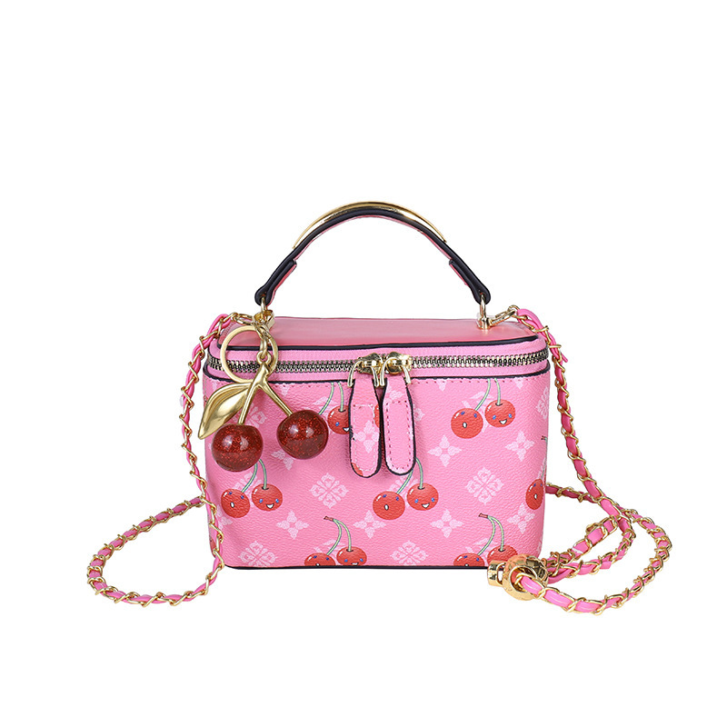 Cherry print mini square box b - огляд і ціна Women Bags Zadig