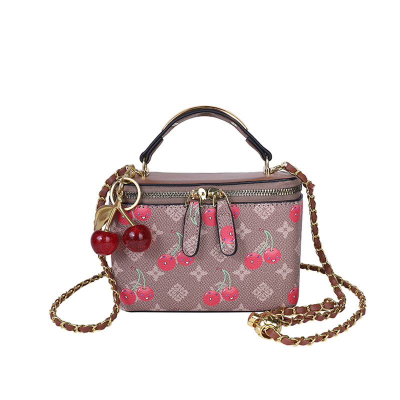 Cherry print mini square box b - огляд і ціна Women Bags Zadig