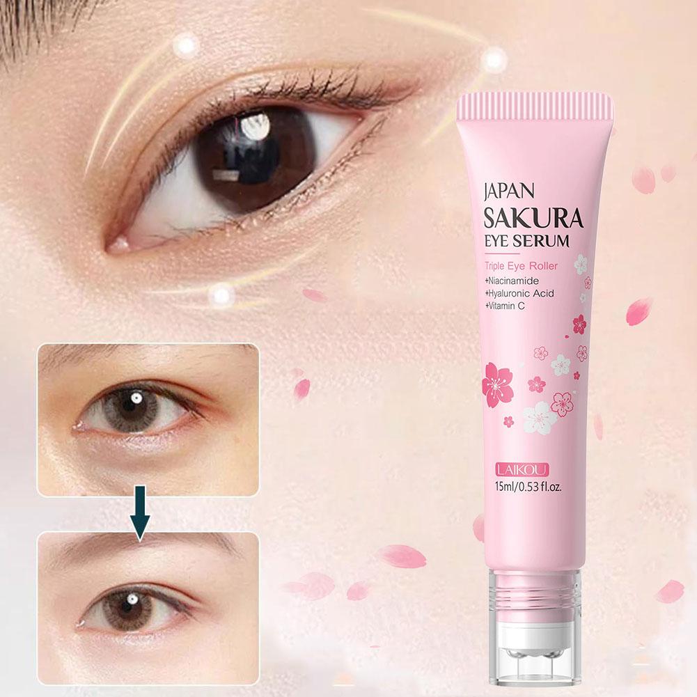 15ml Sakura Roller Eye Serum A - огляд і ціна Women Bags Under Eyes