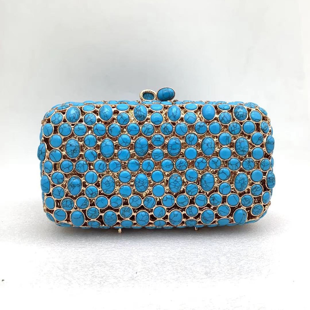 Lady turquoise Evening Clutch  - огляд і ціна Women Bags Green