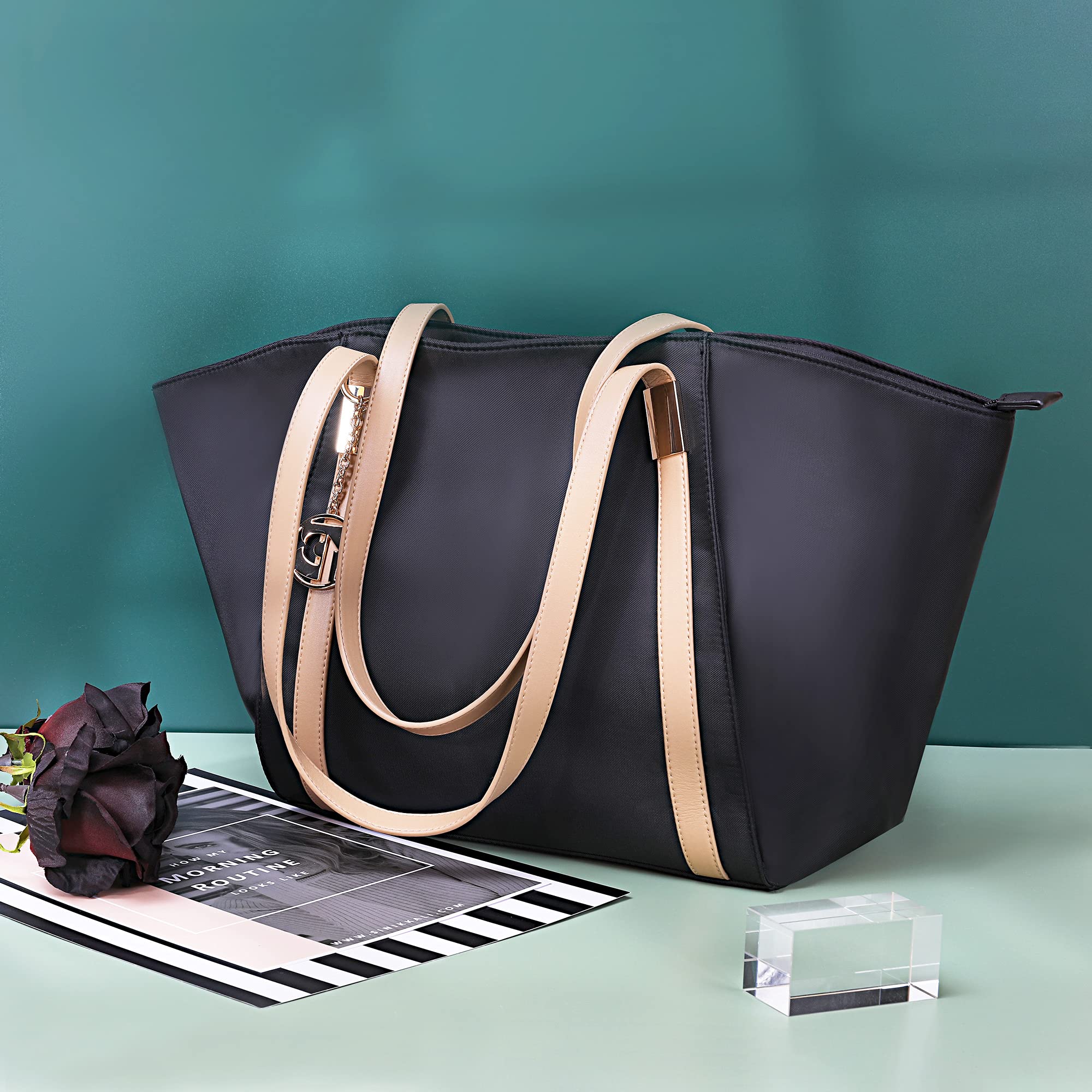 Pomelo Best Tote Bag with Zip  - огляд і ціна Women'S Best Bags For Work