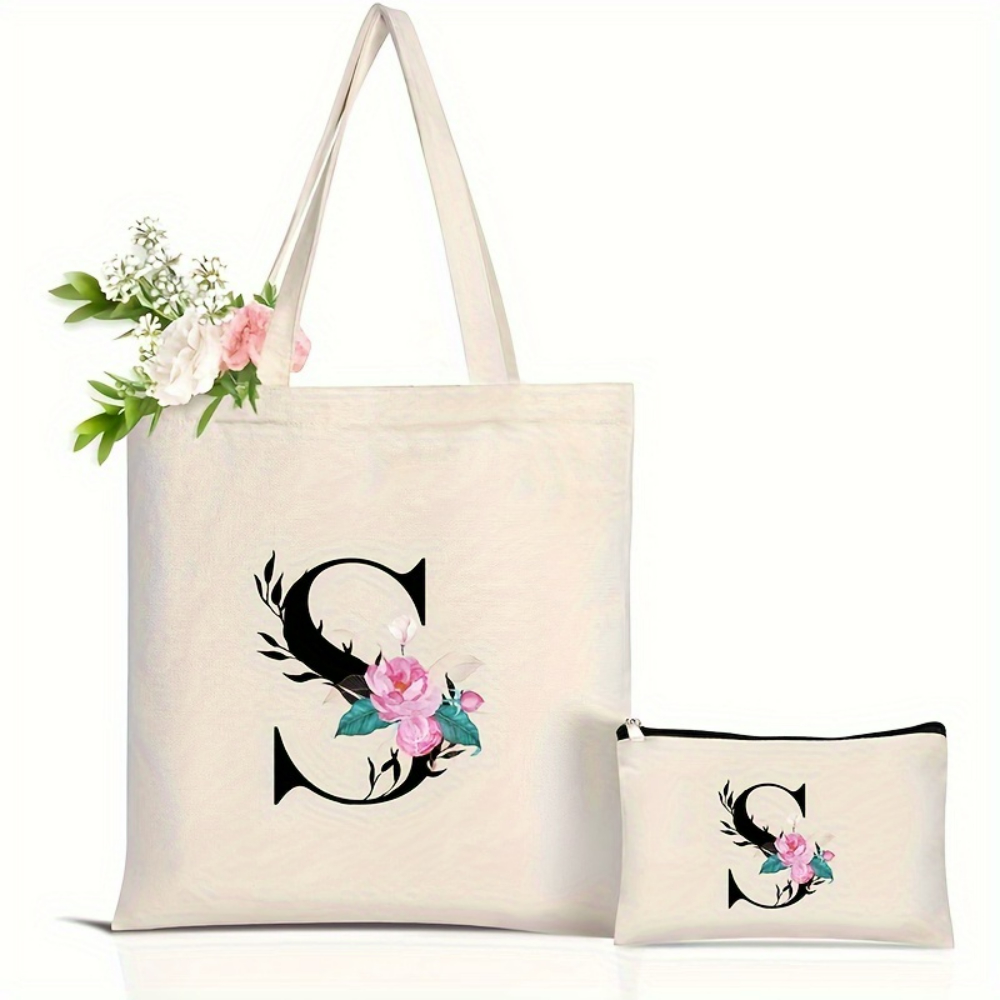 Elegant Floral Alphabet Tote B - огляд і ціна Women'S Reebok Bags
