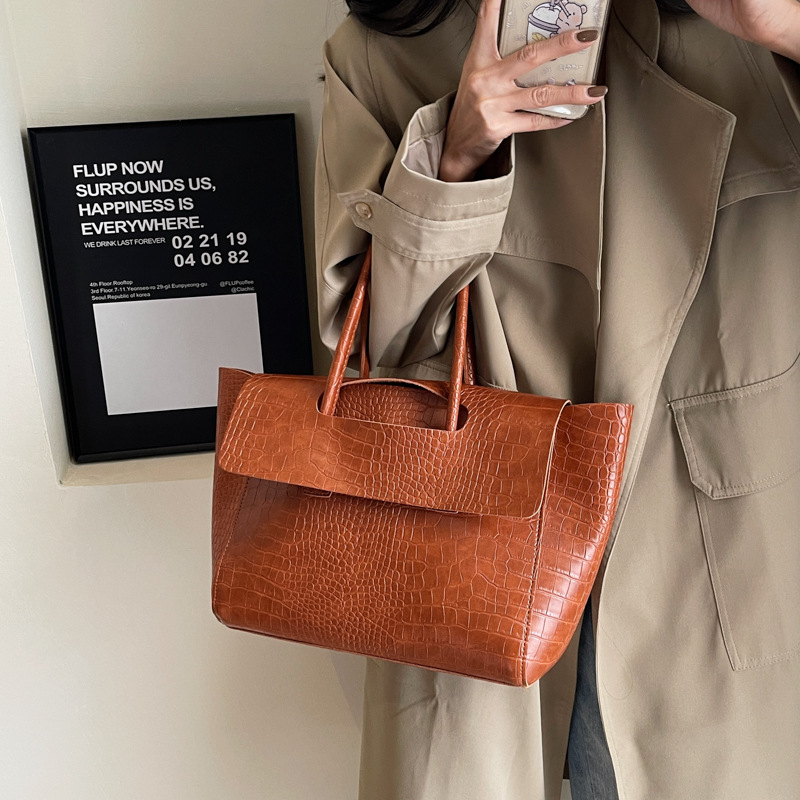 2024 New in Stone Pattern Big  - огляд і ціна Women Bags Zadig